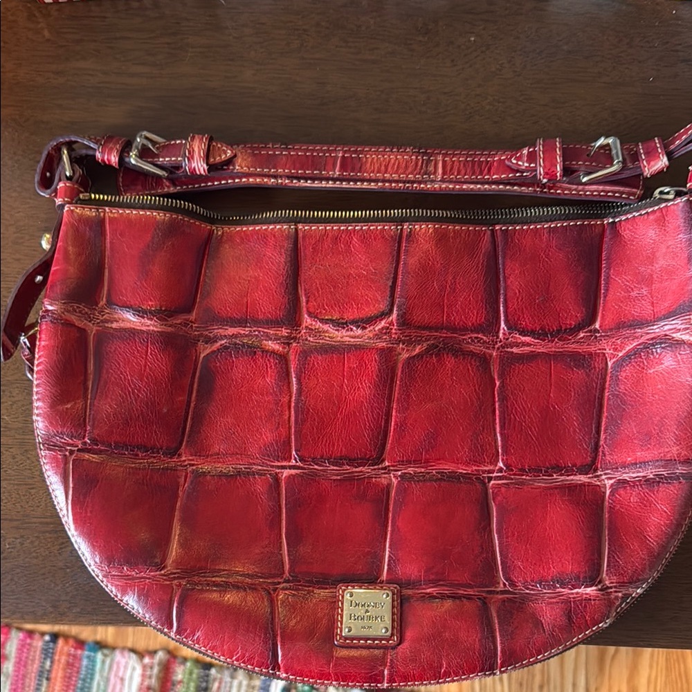 Dooney & Bourke red leather purse